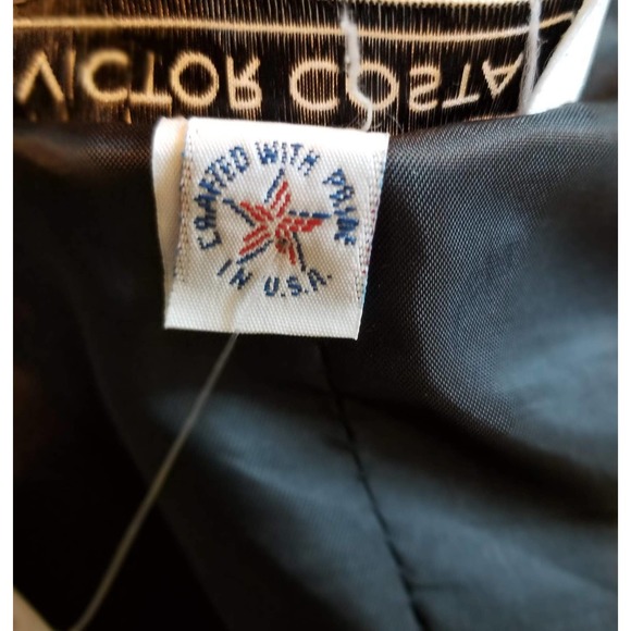 Vintage 1980's Victor Costa Black Yellow Polka Dot Strapless Dress With Bow - Picture 4 of 8